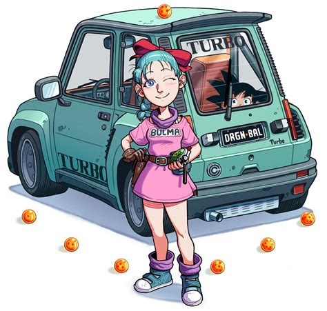 bulma's car|what is bulma's last name.